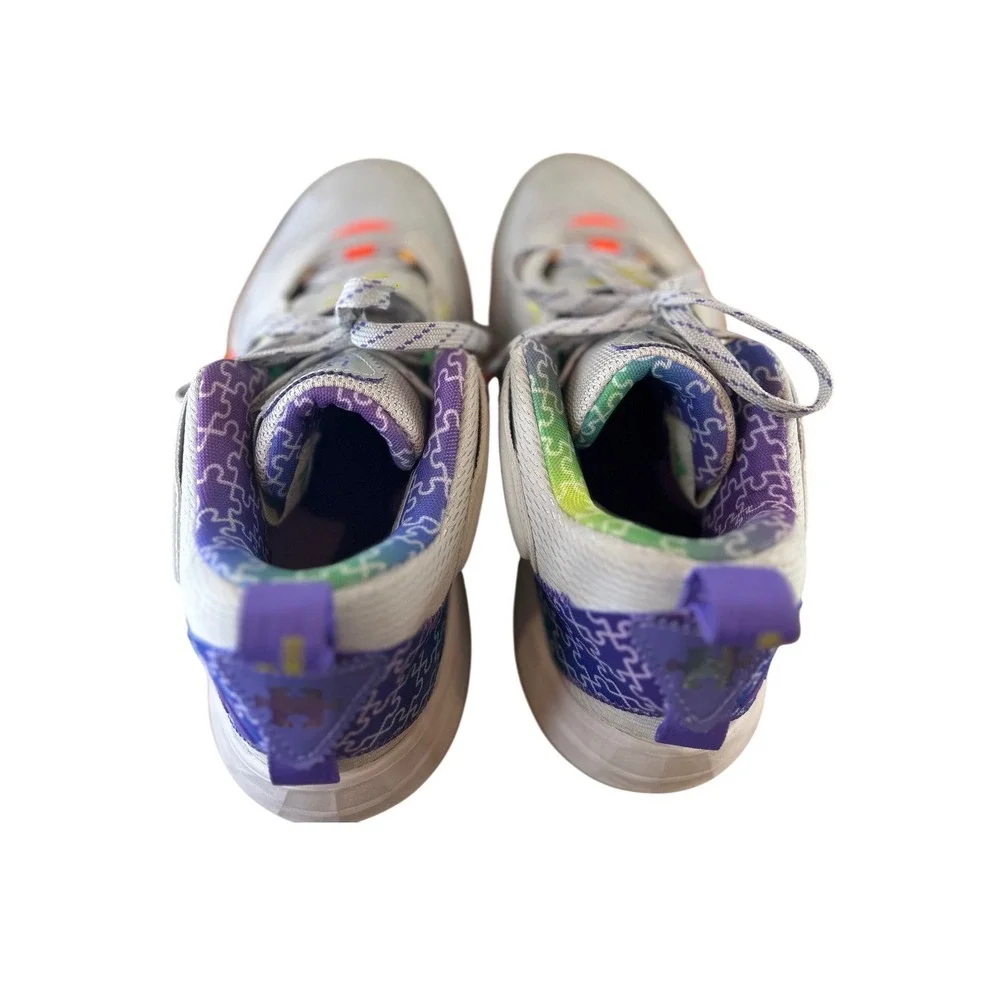 Adidas Donovan Mitchell DON Issue 3 Autism Awareness Grey Purple GY0301 Mens 9